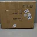 HollyHOME 2-Tier Round Gold Side Table, Outdoor Small Folding Accent Stand with Removable Tray, Anti-Rust Metal Asional Table for Balcony Patio Living Room, Nightstand for Bedroom(Gold&Grey)