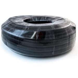 Wire Loom - 1/2", Split, Black, Convoluted Polyethylene, 100 Ft., Boxed