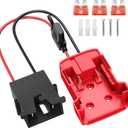 Power Wheel Azocek Adapter Compatible with Milwaukee 18V Battery with Wire Harness Connector Compatible with 12 Volt Power Wheel, 12AWG Wire with 40A Fuse