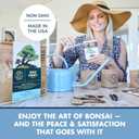 Garden Republic Bonsai Tree Kit - Mini Bonsai Seeds, 4 Types - Seed Starter Plant Growing Kit - Potting Soil Jute Bags Pruning Shears Scissor Tool Plant Markers - Gardening Gifts (EXP 02/05/26)