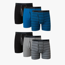 Hanes Men's Boxer Briefs, Cool Dri Moisture-Wicking Underwear, Cotton No-Ride-up for Men, Multi-Packs, Size: S