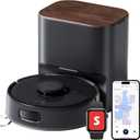 SwitchBot K11+ Robot Vacuum & Mop with Matter, 6000Pa Suction, 90-Day Hands-Free Self-Emptying, LDS Navigation, 3.6 Ultra-Slim, Anti-Tangle for Pet Hair, Works with Alexa, Google Home, Apple Home