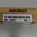 NEIKO 3/8" DRILL CHUCK ADAPTER, KEYED, SKU 20754A, QTY 1