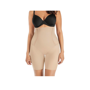 Maidenform Women's Shapewear High-Waist Thigh Slimmer, Tummy Control Thigh Slimmer, Firm Control Shapewear for Women Size S