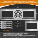 New Construction Mounting Plate, 3-4-6 Inch, LED Recessed Lighting Housing Kits, Flat Steel Rough in Bracket Fixture for LED Light Bar, 24PC Shallow Recessed Lighting Housing Plate