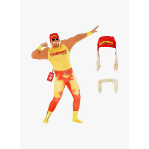 Morph Hulk Hogan Costume, Hulk Hogan Costume Adult, WWE Hulk Hogan Costume Size M