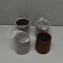 Furniture Raisers Bed Risers - 4 Inch Wooden Circle Heavy Duty Furniture Height Extenders Lifts for Sofa Couch Desk Chair Table Base Raising Space, Convenient Store and Cleaning, Pack of 4