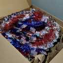 6 FT Pop Up Christmas Tree, Patriotic Collapsible Pencil Tinsel Trees for Holiday Decorations