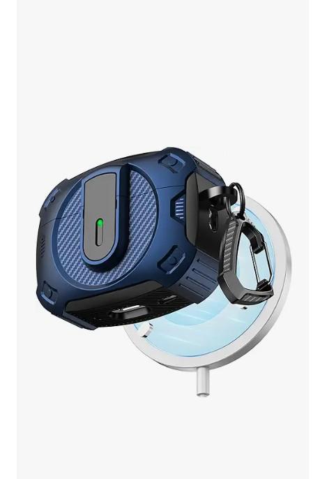 RFUNGUANGO for AirPods Pro 2nd Generation Protective case, 2024 New SpaceThemed Protective case. Compatible with Airpods Pro 1/2 and, Works with MagSafe. [Blue]