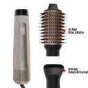Remington Shine Therapy Hair Dryer Brush 2.4” Oval Hot Air Brush Keratin Argan Oil Ionic Anti-Frizz Ceramic Volumizer 1100W Blowout Styler for Smooth Frizz-Free Salon Hair