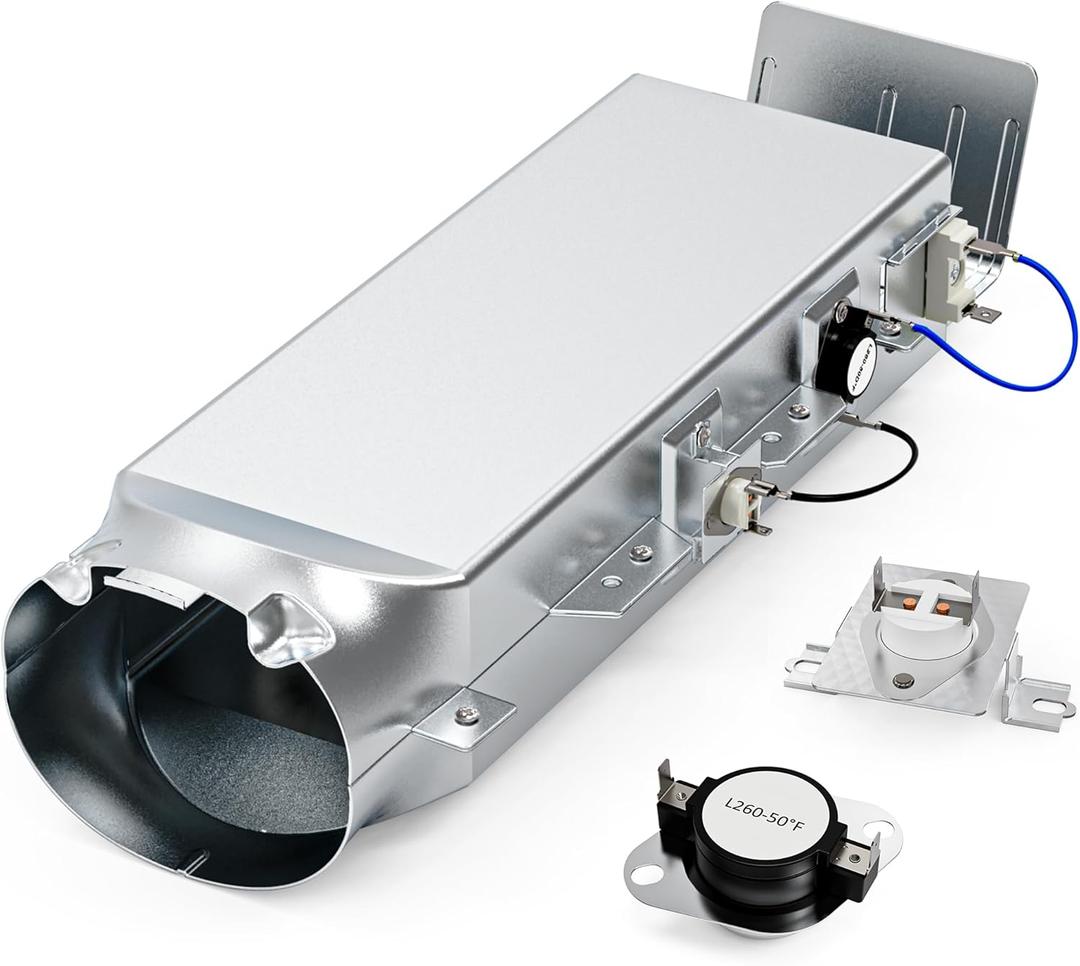 Upgraded DC97-14486A Dryer Heating Element Assembly for Samsung DV45H7000EW/A2 DVE50R5200W/A3 DVE50R5400V/A3 DVE50M7450W/A3 DV40J3000EW/A2 DV42H5200EP/A3 DV42H5200EW/A3 DV48H7400EW/A2