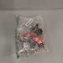 18 Pcs Christmas Pinecones Ornaments Rustic Pine Cones Hanging with String Pinecone Christmas Tree Decorations for Farmhouse Christmas Wedding Fall Party Wreath Centerpiece DIY Crafts (White)