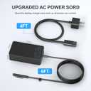 65W Surface Pro Laptop Charger-for Microsoft Surface Pro Charger Windows Surface Laptop 6,5,4,3,2,1,for Microsoft Surface Pro10,9,8,7+,7,6,5,4,3,X,Surface Book3,2,1,Surface Go Tablet,Support 44W, 10FT