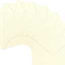 50 Pack A7 Envelopes, Ivory Greeting Card Envelopes, 5.24 x 7.24 inches Envelopes for Birthday Graduation Baby Shower Wedding Valentine's Day Invitation Cards