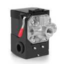 RSHEXJI Air Compressor Pressure Switch FB10-4H, 4 Port 1/4" NPT, 95-120 PSI Pressure Control Switch for Air Compressor Parts Replacement, Central Pneumatic, Husky, Campbell Hausfeld Compatible