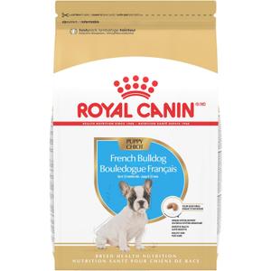 Royal Canin Breed Health Nutrition French Bulldog Puppy Dry Dog Food, 10.5 lb Bag (BBD 03/05/27)