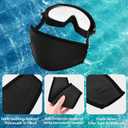 Skylety 3 Pieces Neoprene Mask Strap Cover Neoprene Diving Mask Straps Hair Protector Wrap for Dive and Snorkel Masks Water Sports