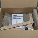 Zakkart 2-Pack Cat Scratching Board, 25.6'' Tall Cardboard L Shape Vertical Cat Scratchers for Indoor Cats, Cat Scratching Post for Wall and Couch, Large