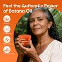 2 x Batana Oil for Hair - 100% Raw, Cold Pressed, Unrefined & Organic Hair Mask - Prevents Hair Loss, Enhances Hair Thickness - For Men & Women, Essence for All Hair Types (8 oz)