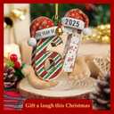 2 x 6 7 New Year Ornaments, 67 New Year Gift, 6-7 Stocking Stuffer for Teens, 6 7 Teen Girls Trendy Stuff, Happy New Year Decoration, 67 Meme Ornaments, 6-7 Gifts for Teen Girls, Boys