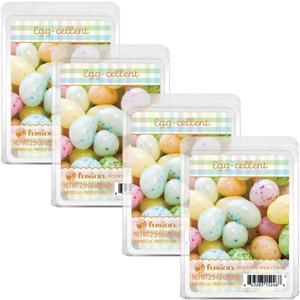 FUSION by Scentsationals Wax Melts, Wax Cubes Strong Scent - Easter Fragrance Egg-cellent - Long Lasting Scented Wax Melts for Warmer, 10oz (24-Cubes)