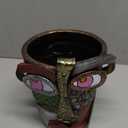 TOZLU Picasso Brutalist Abstract Beauty Flower Pot Ornaments Head Planter Pots Container Face Planters Pots Head Colorful Face Art Resin Flower Pot (Modern Big)