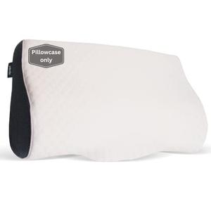 Derila Pillowcase | Designed to Keep Your Derila Memory Foam Pillow for snoring Relief Covered and Protected with This Crisp, Clean, White Pillowcase Made from Premium Materials 50x30x10cm