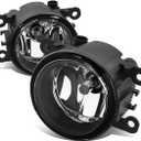 Auto Dynasty Halogen Model Front Bumper Driving Fog Light Lamps Compatible with Lincoln Navigator Ford Mustang Fusion Focus Explorer Fiesta Transit Connect 05-22, Driver and Passenger Side