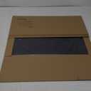 Shelf Liners for Wire Shelf System - Set of 4 in Graphite - 18 x 48 inch - Plastic Wire Shelving Shelf Mats