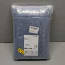 3 Pieces Bathroom Rugs, Non Slip Chenille Toilet Mat, Absorbent Shaggy Bath Mats, Machine Wash Bathroom Mats, Strong PVC Non-Slip Underside, Plush Carpet Mats for Bathroom, Tub, Showerc,Light Blue (16"x24"+20"x32"+U Shape 20"x20")