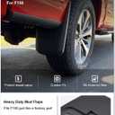 Kiwi Master No Drill Mud Flaps for 2015-2020 Ford F-150 Without Fender