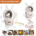 Hamster Carrier Rat Bag Cute Rabbit Shape Small Animal Sugar Glider Travel Pouch Gerbil Hedgehog Portable Travel Carrier Outdoor Hangbag Grey Squirrel Rat Carrier (Grey)