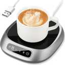 Coffee Mug Warmer, USB Cup Warmer for Desk with 3-Temp Touch Control, 10W Fast Heating Pad for Coffee Tea Milk, 8H Auto-Off, Fits Mugs & Milk Cartons (Gray)