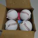 Gender Reveal Baseball Set - (Blue and Pink Balls) Exploding with Powder - Best Idea for Boy or Girl Baby Revealing Party Cute Gender Reveal Ideas Explosive Gender Ball Decorations