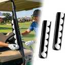 2 PACK Magnetic Golf Cart Ball Holder for Golf Cart Front Strut,3-in-1 Magnetic Golf Ball Holder and Dispense,Quick-Access Storage for Golf Balls,Tees,Heavy Duty Magnet Mount for Any Metal Surface