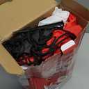 8 FT Christmas Inflatables Outdoor Decorations, Santa Claus with Candy and Gift Bag, LED Lighted Blow Up IP68 Weatherproof Standing Santa Xmas Indoor Outdoor Decor for Yard Garden Lawn Mall Party