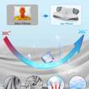 Cervical Pillow for Neck Pain Relief, Ergonomic Neck Pillow for Sleeping, Orthopedic Contour Side Sleeper Pillow for Neck Support, Memory Foam Pillows for Back Stomach Sleepers