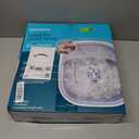 Homedics Collapsible Foot Spa with Heat, Bubbles & Vibration Massage, Foot Bath Safe for Bath Salts, Portable Pedicure Spa, Deep Soak Basin, Adjustable Temperature, Easy Storage