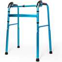 Rehabilitation Walker Folding Walking Frame, with Comfortable Armrest Walking Aid, Max:180 kg(400 lbs)