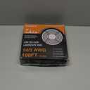 SUNVIE 100FT 14 Gauge Low Voltage Wire 14/2 Low Voltage Landscape Wire, 14 Gauge Stranded Copper Wire Direct Burial Lamp Wire 14 AWG 2 Conductor Electric Wire for Landscape Lighting, ETL Listed