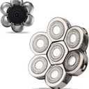 Head Shaver Replacement Heads, 7D Rotary Blades, Silver, Men's Electric Shaver Replacement Heads, 7 Pieces