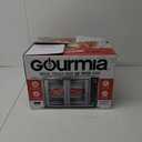 Gourmia Toaster Oven Air Fryer Combo 17 cooking presets 1700W french door digital air fryer oven 24L capacity accessories, convection rack, baking pan tray recipe book GTF7655,Large,Stainless Steel