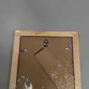 5x5 Picture Frames RED Solid Wood Frame, Plastic Panel (Film Needs to be Removed) Table or Wall.Front Window Opening 4.5x4.5 inch.