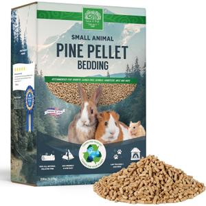 Small Pet Select Pine Pellet Bedding 20lb, Litter Pellets for Rabbit, Guinea Pig, Hamster, Bunny and Other Small Animals, Made in USA, 20lb (20 Pound (Pack of 1))