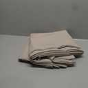 MooMee Bedding Duvet Cover Set 100% Washed Cotton Linen Like Textured Breathable Durable Soft Comfy (Heathered Tannish Linen Grey, King 104"x90")