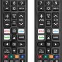 Pack of 2 New Universal Remote for All Samsung TV Remote, Replacement Compatible for All Samsung Smart TV, LED, LCD, HDTV, 3D, Series TV