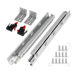 Undermount Soft Close Drawer Slides Bottom Mounted Full Extension 9 12 15 18 21 24 Inch Ball Bearing Runners Rails 77 Lb Load Count of 1 Pair of 6 