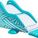 WOW Sports Wiggler Inflatable Sprinkler Slide with Center Bump - Garden Hose Attachment - Backyard Water Play - Kids & Adults