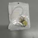 2 x Fashion 8" Handmade Crystal Wristlet Lanyard,Premium Bling Keychain Lanyard,Waterproof Plush Ball Rhinestone Waist Lanyard For Women(1 Clear)