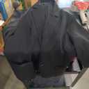 Men's Party Suit Solid Color Prom Suit for Themed Party Events Clubbing Jacket with Pants XL